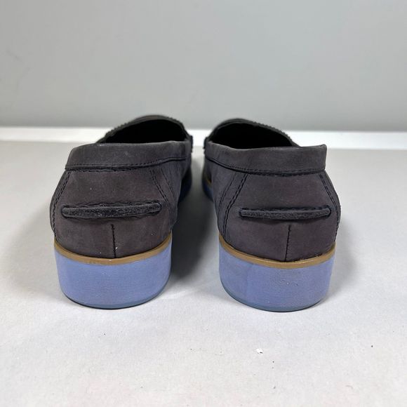 Lauren Ralph Lauren Suede Slip on Loafers Womens 7 Blue - Picture 4 of 9